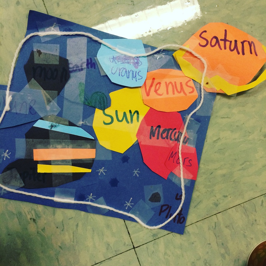 Student Solar System art
